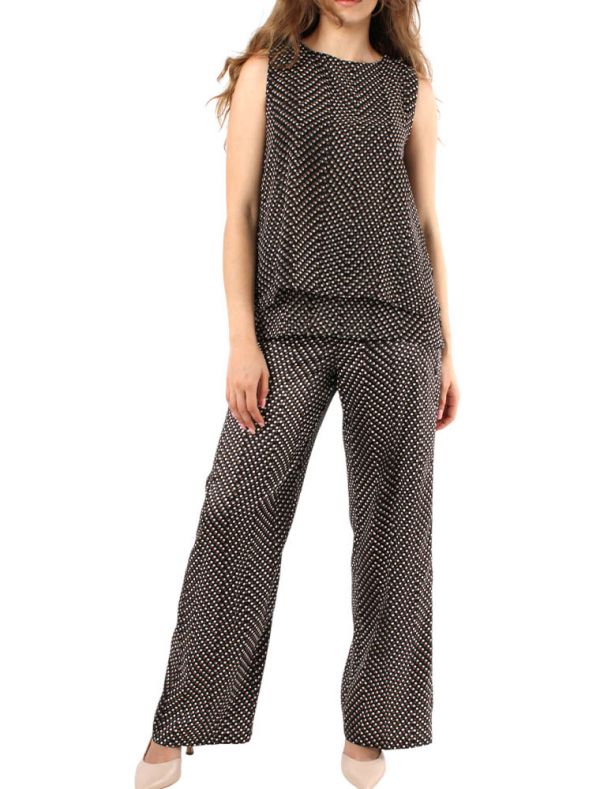 Pantalone Emme - nero bianco