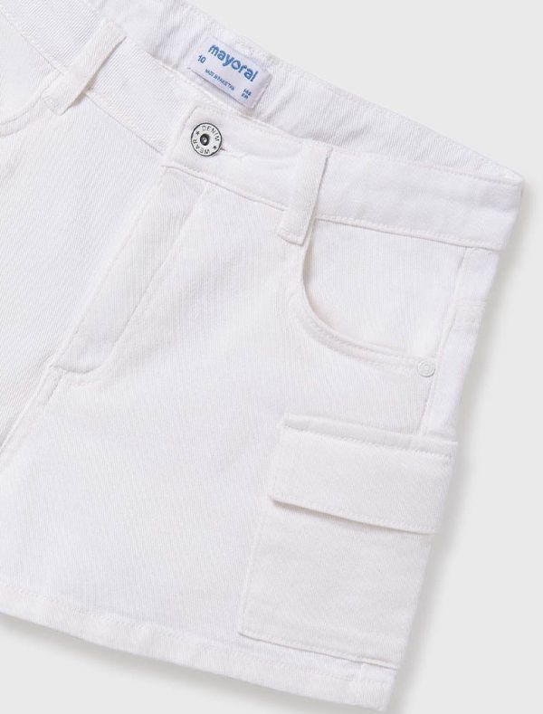 Bermuda jeans Mayoral - ecru
