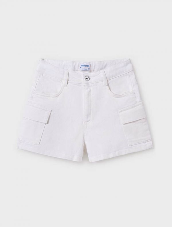 Bermuda jeans Mayoral - ecru