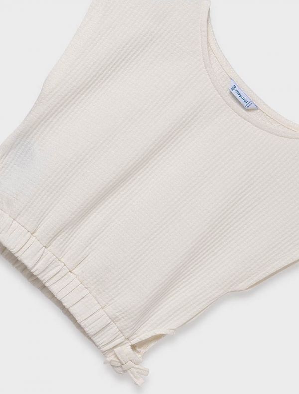 T-shirt manica corta Mayoral - bianco