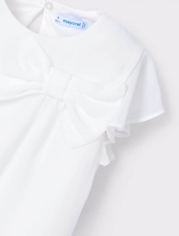 Camicia manica corta Mayoral - ecru