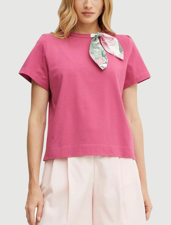 T-shirt manica corta Emme - glicine