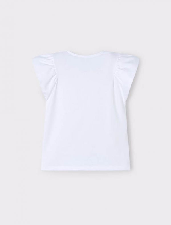 T-shirt manica corta Mayoral - bianco cielo