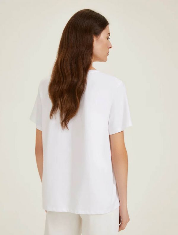 T-shirt manica corta Emme - bianco