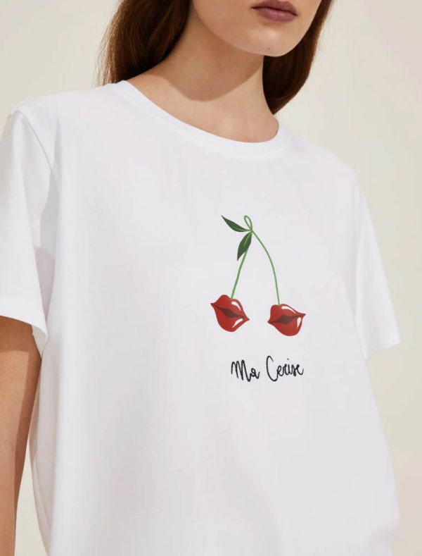 T-shirt manica corta Emme - ciliegia