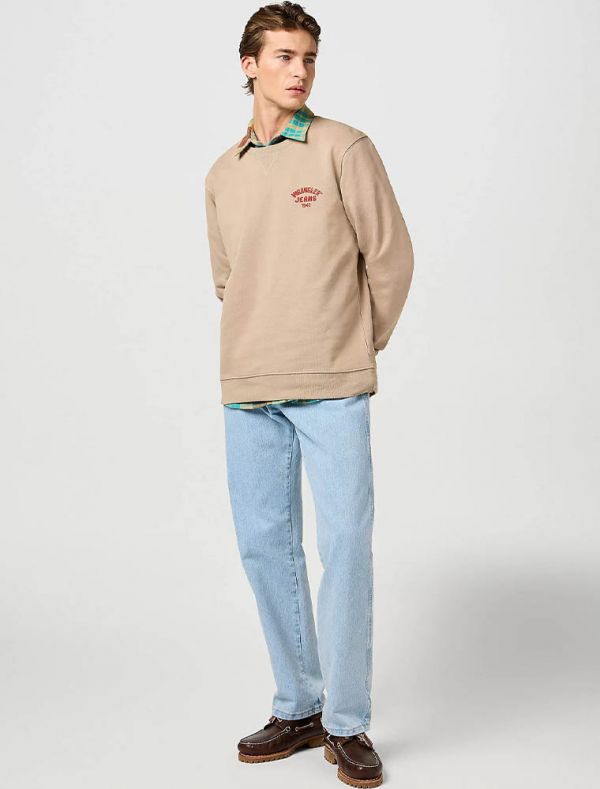 Maglia in felpa Wrangler - beige