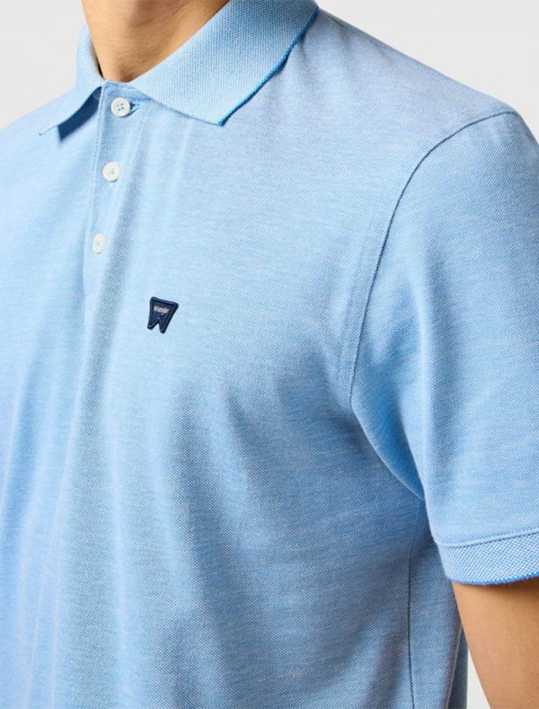 Polo manica corta Wrangler - blue