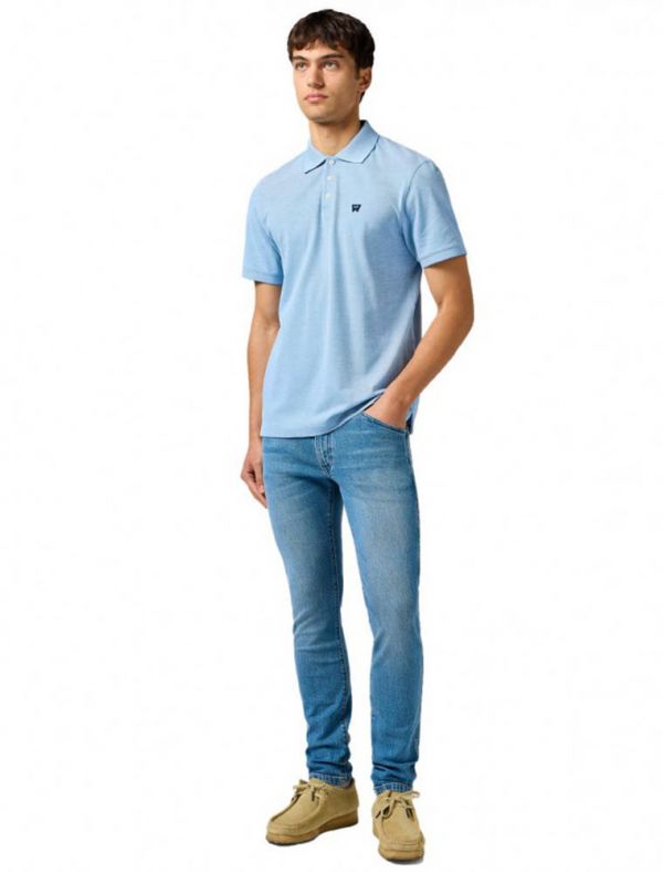 Polo manica corta Wrangler - blue