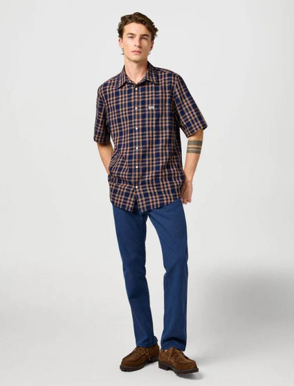 Pantalone casual 5 tasche Wrangler - navy