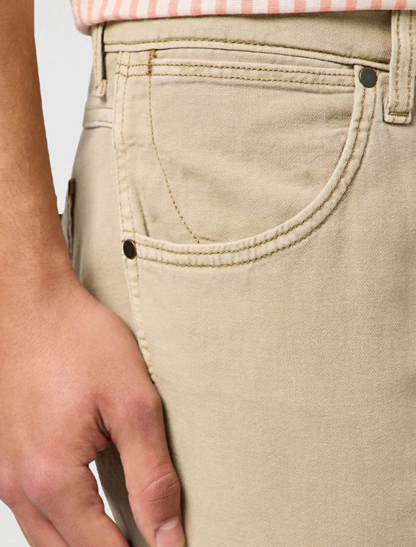 Pantalone casual 5 tasche Wrangler - beige