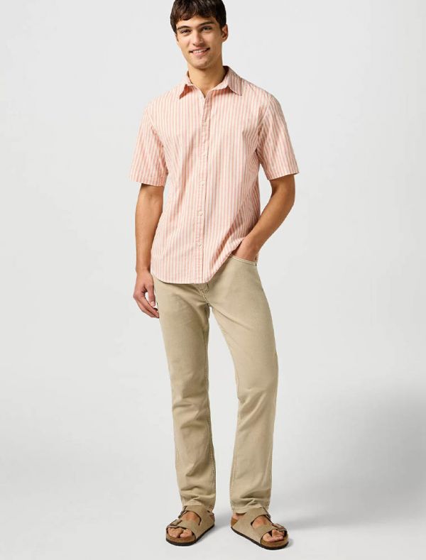 Pantalone casual 5 tasche Wrangler - beige