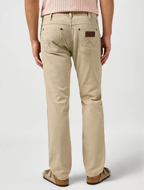 Pantalone casual 5 tasche Wrangler - beige