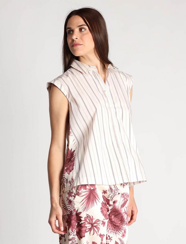 Top Emme - bianco bordeaux