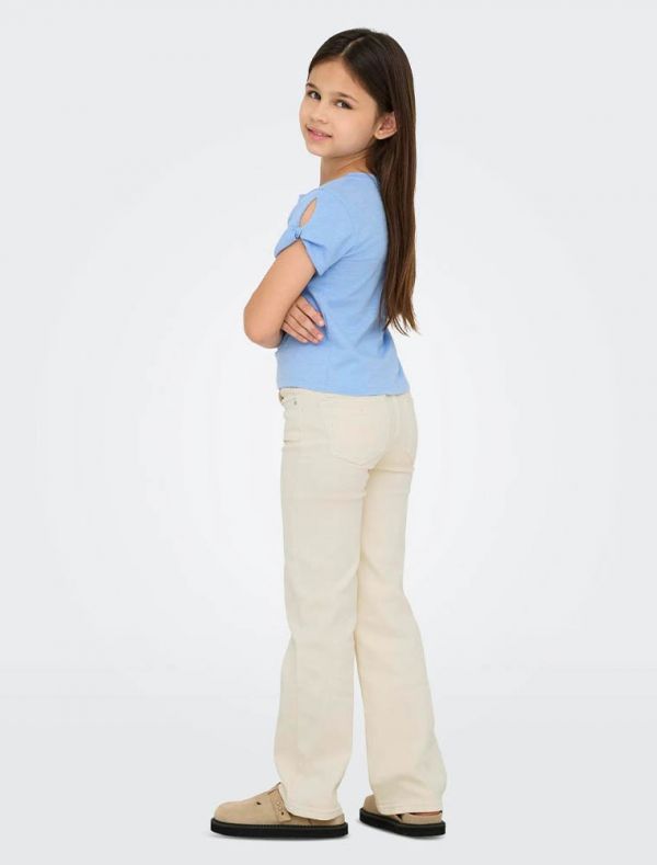 T-shirt manica corta Only - azzurro