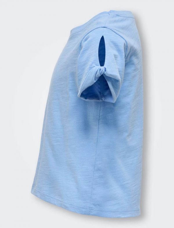 T-shirt manica corta Only - azzurro