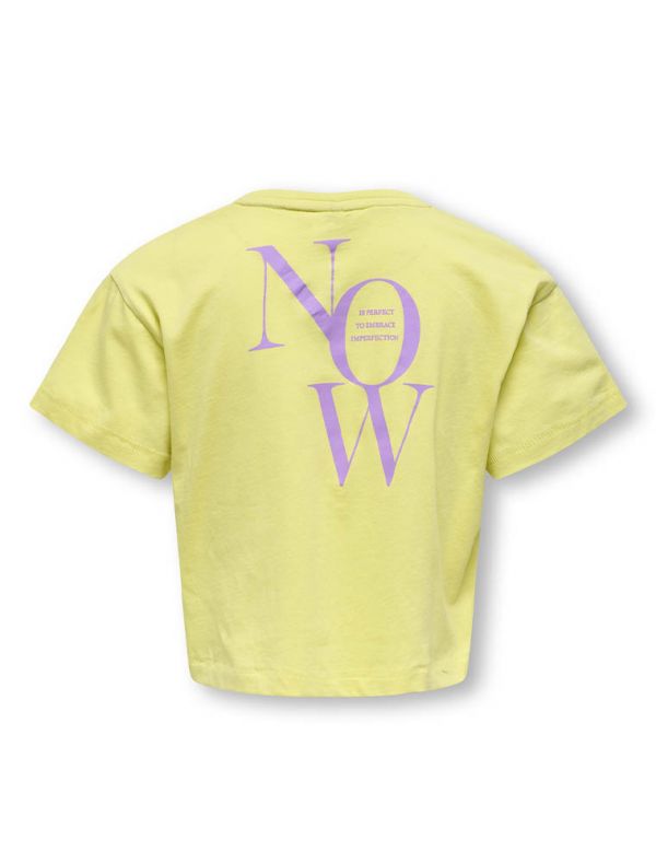 T-shirt manica corta Only - giallo