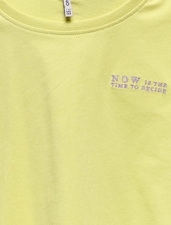 T-shirt manica corta Only - giallo