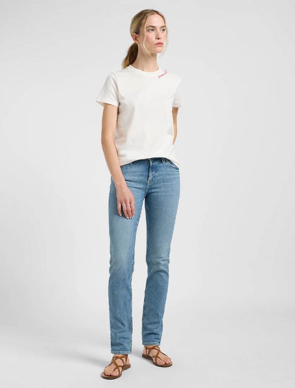 T-shirt manica corta Lee - ecru
