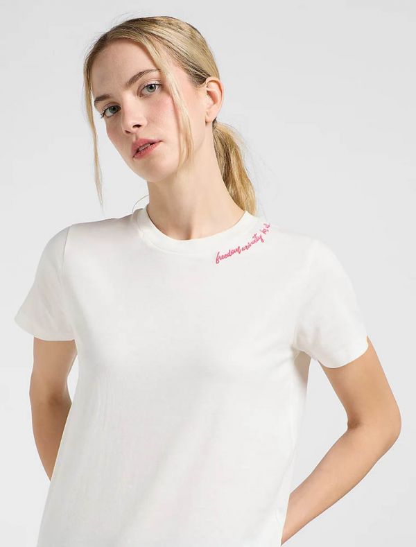 T-shirt manica corta Lee - ecru