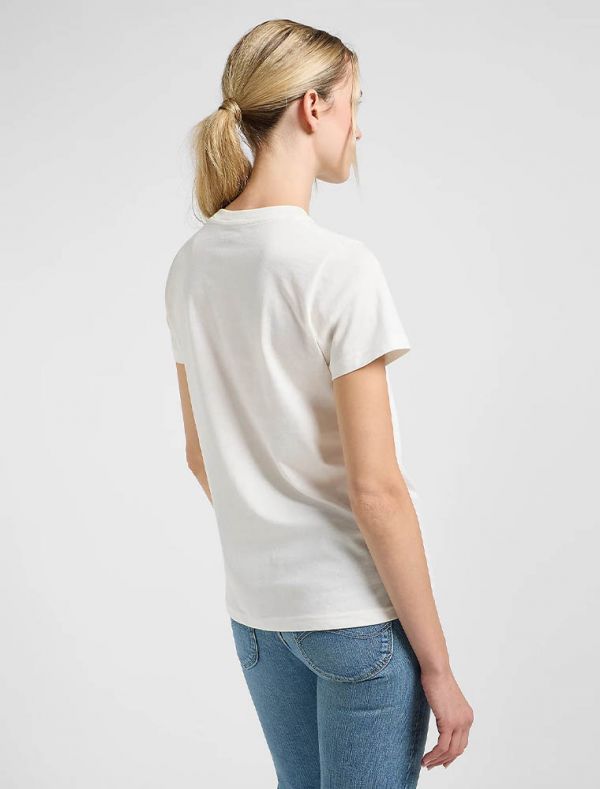 T-shirt manica corta Lee - ecru