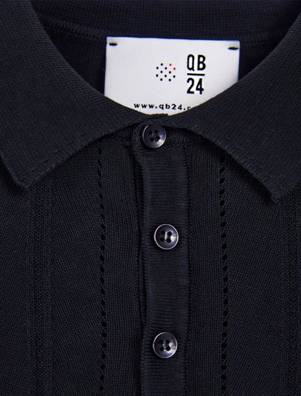 Polo manica corta Qb24 - nero