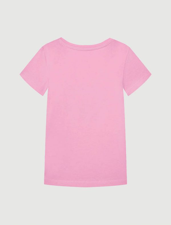 T-shirt manica corta Guess - rosa