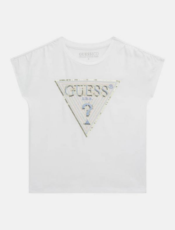 T-shirt manica corta Guess - white