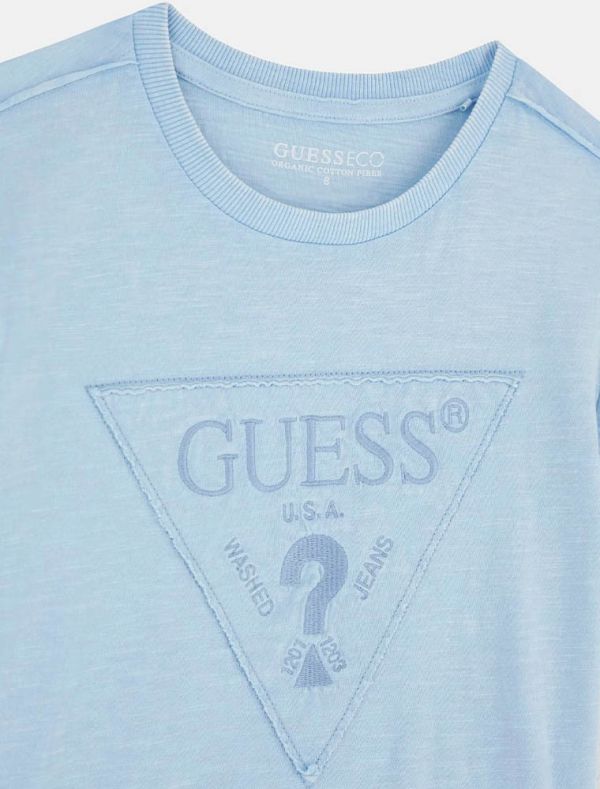 T-shirt manica corta Guess - sky