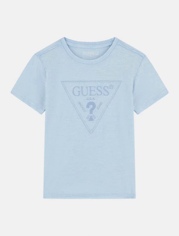 T-shirt manica corta Guess - sky