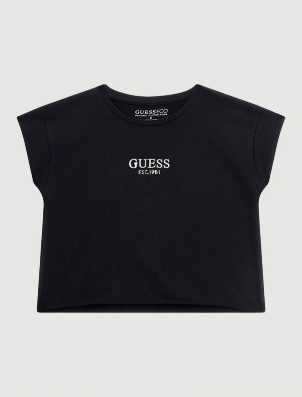 T-shirt manica corta Guess - black