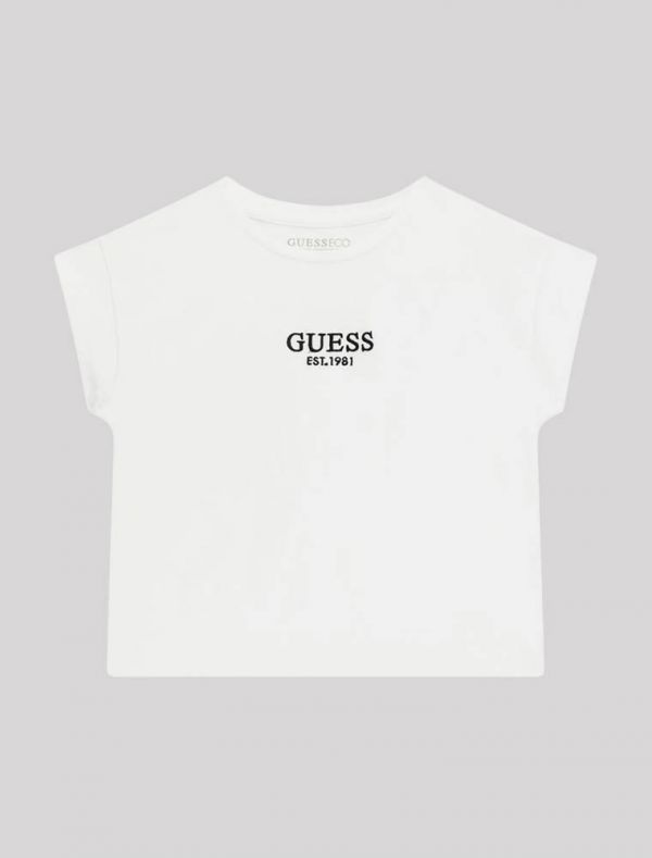 T-shirt manica corta Guess - white