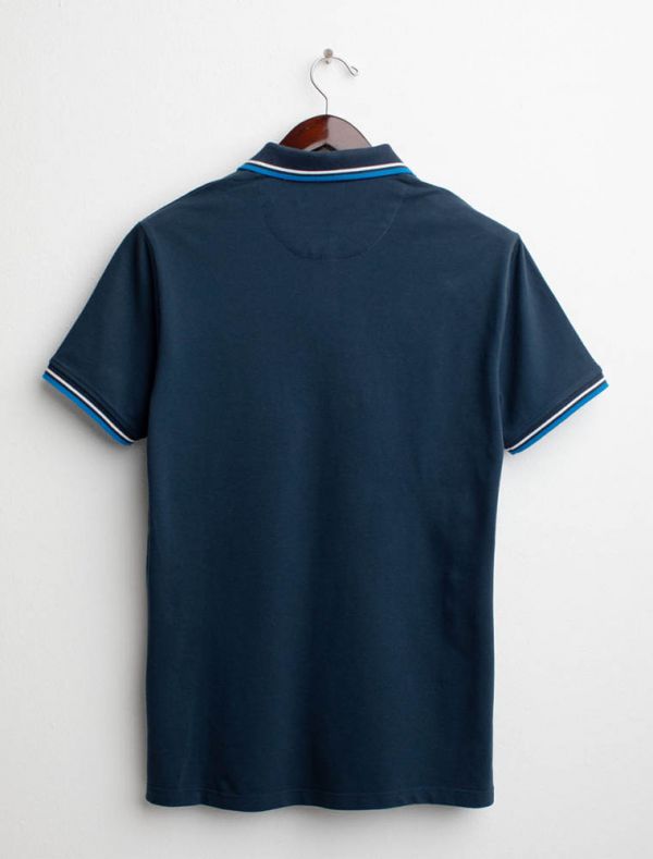 Polo manica corta Fred Mello - blue