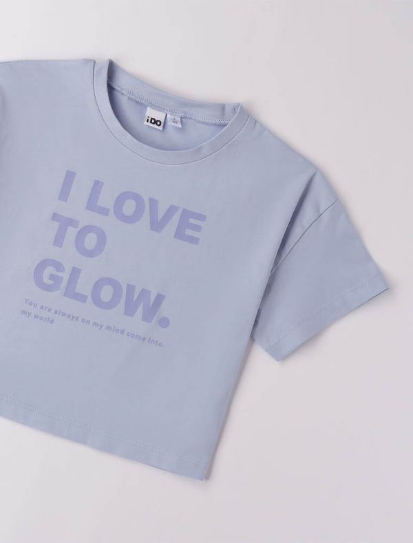 T-shirt manica corta I Do - azzurro