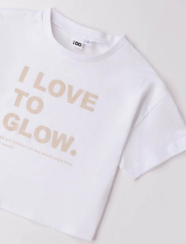T-shirt manica corta I Do - bianco