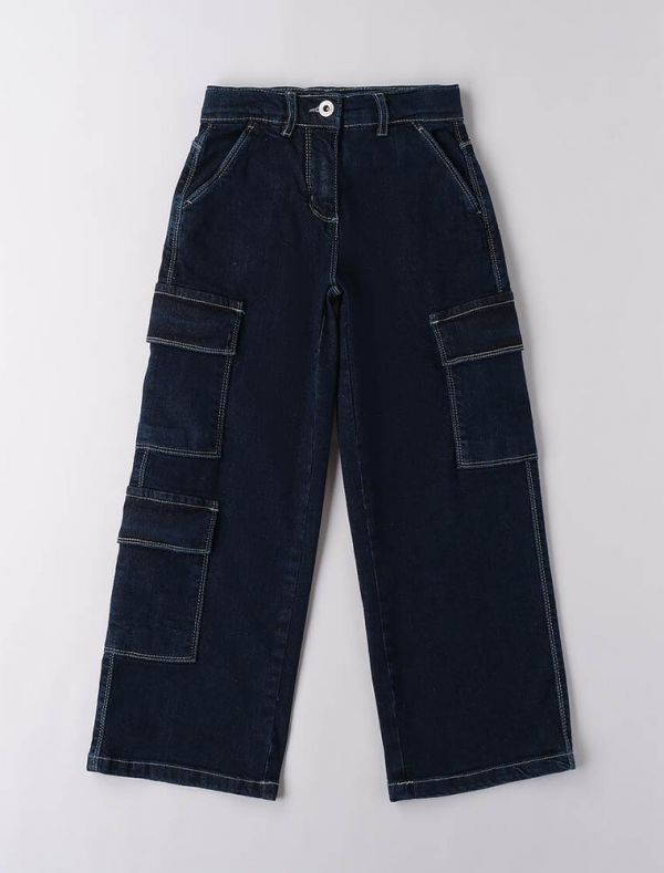 Pantalone jeans I Do - blu scuro