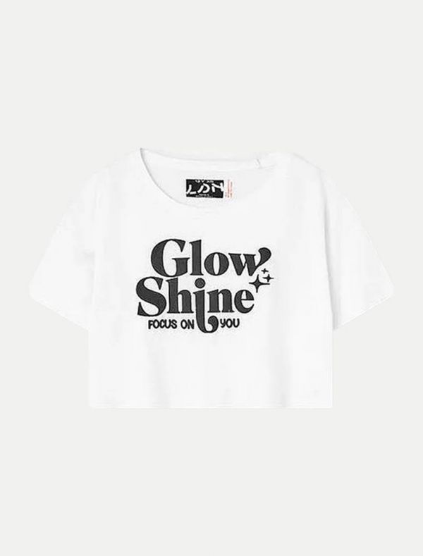 T-shirt manica corta Losan - white