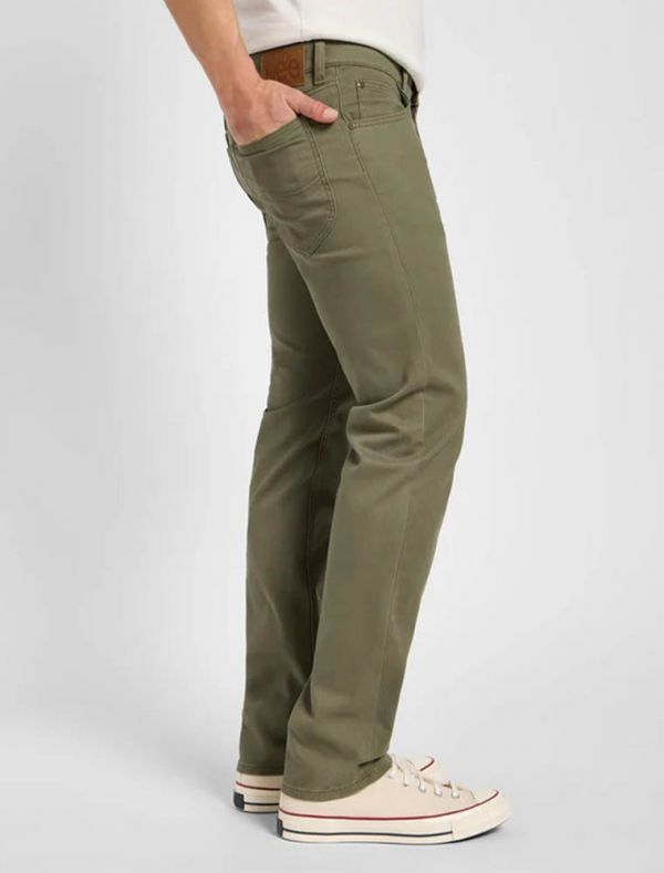 Pantalone casual 5 tasche Lee - green