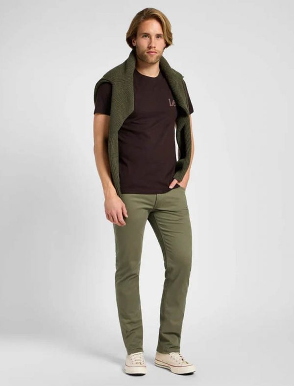 Pantalone casual 5 tasche Lee - green