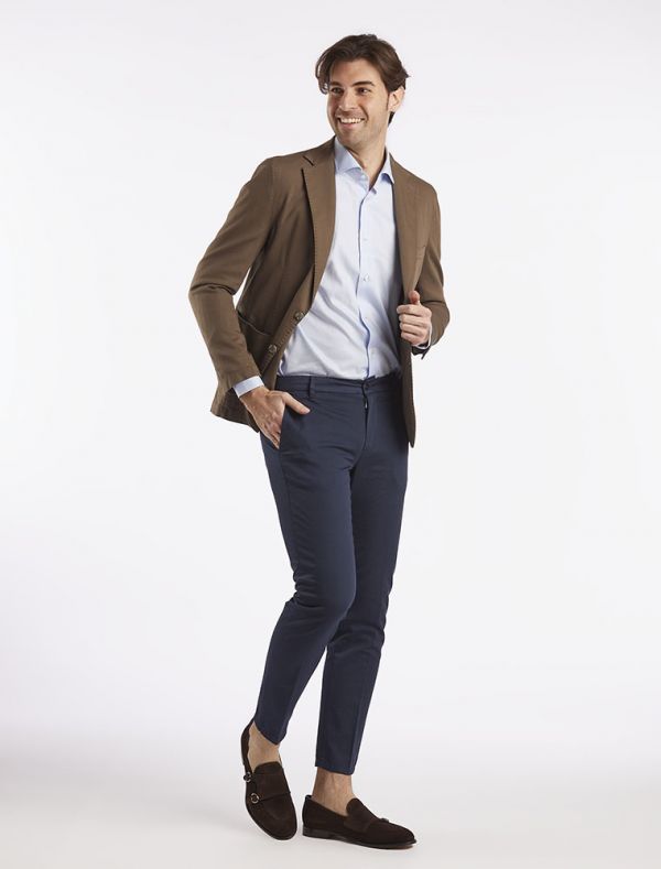 Pantalone casual Teleria Zed - blu