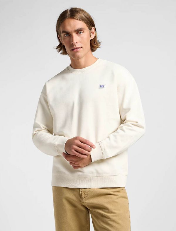 Maglia in felpa Lee - ecru