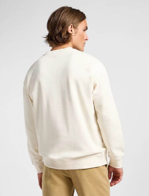 Maglia in felpa Lee - ecru