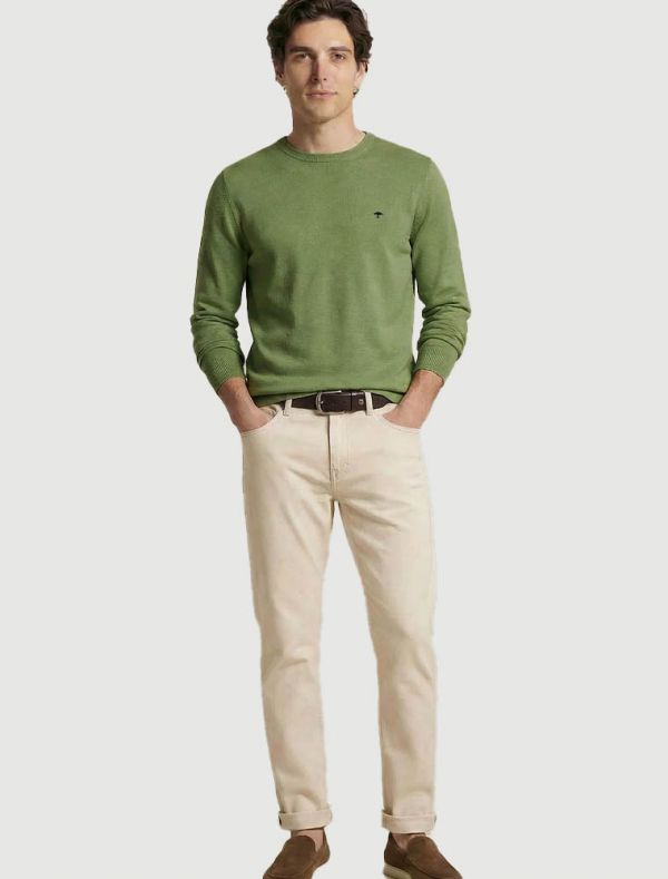 Maglia manica lunga casual Fynch-hatton - avocado