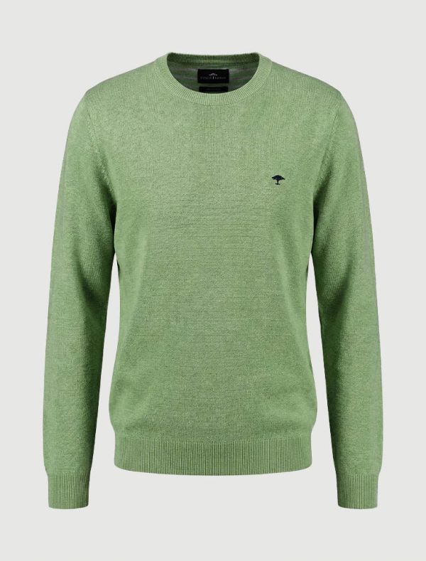 Maglia manica lunga casual Fynch-hatton - avocado
