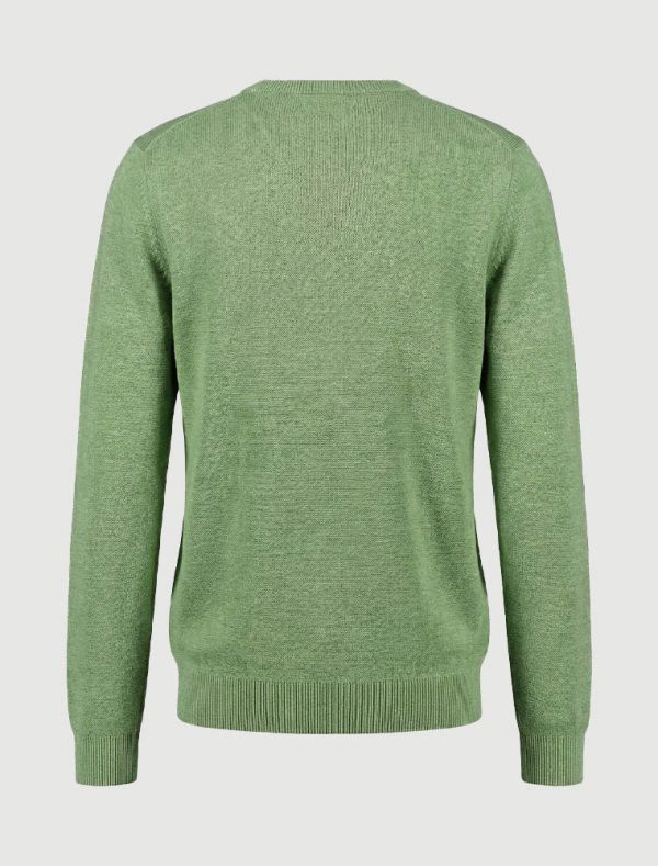 Maglia manica lunga casual Fynch-hatton - avocado