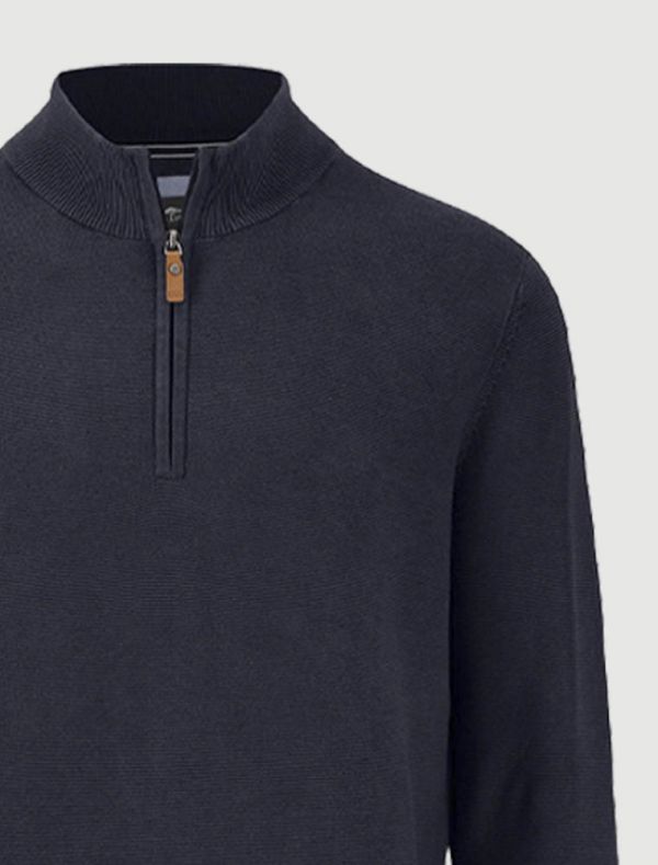 Lupetto zip Fynch-hatton - blu