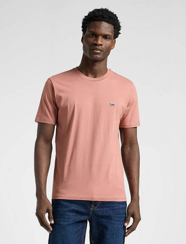 T-shirt manica corta Lee - seppia
