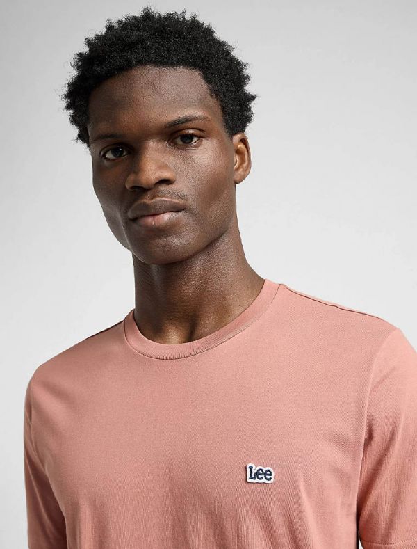 T-shirt manica corta Lee - seppia