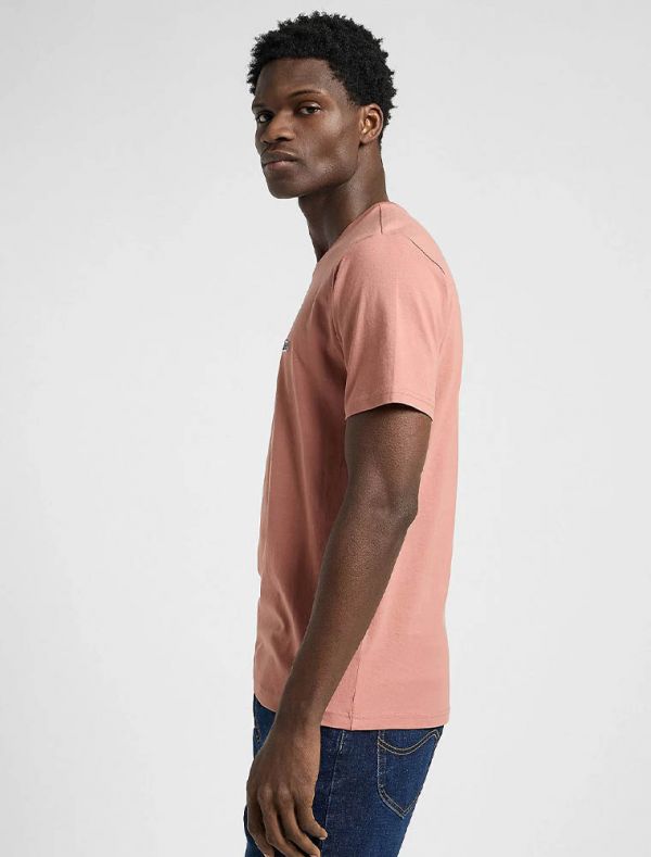 T-shirt manica corta Lee - seppia