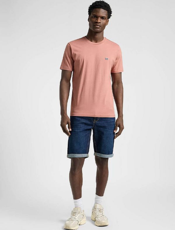 T-shirt manica corta Lee - seppia