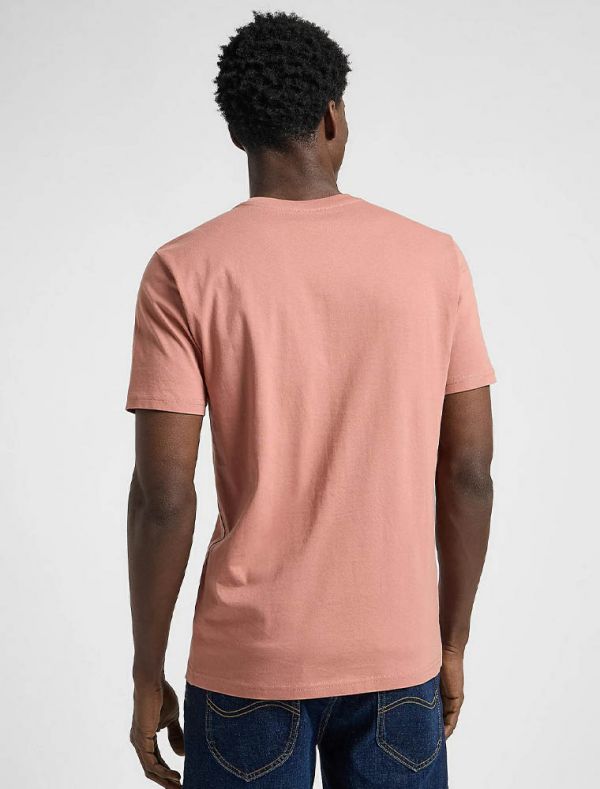 T-shirt manica corta Lee - seppia